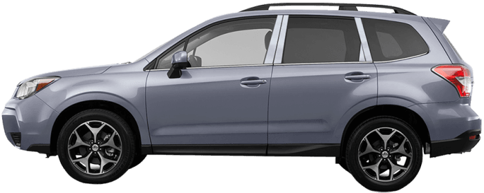 SUBARU FORESTER 4dr QAA Stainless 4pcs Pillar Trim PP14440 thumbnail 2