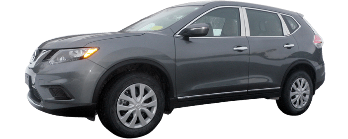 Fits Nissan ROGUE 4dr QAA Stainless 4pcs Pillar Trim PP14535 thumbnail 2