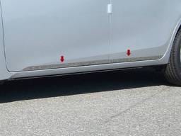 TOYOTA COROLLA 4dr QAA Stainless 4pcs Rocker Panel Trim TH14112