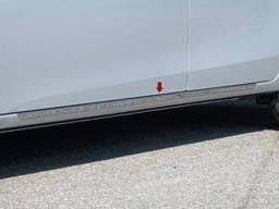 TOYOTA COROLLA 4dr QAA Stainless 2pcs Rocker Panel Trim TH14113