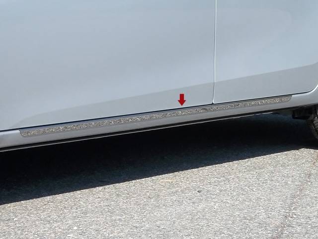 TOYOTA COROLLA 4dr QAA Stainless 2pcs Rocker Panel Trim TH14113