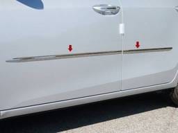 TOYOTA COROLLA 4dr QAA Stainless 4pcs Side Accent Trim AT14112
