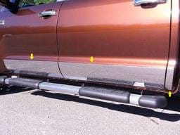 TOYOTA TUNDRA Crew Max QAA Stainless 6pcs Rocker Panel Trim TH14145