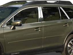 SUBARU OUTBACK 4dr QAA Stainless 14pcs Pillar Trim PP16483