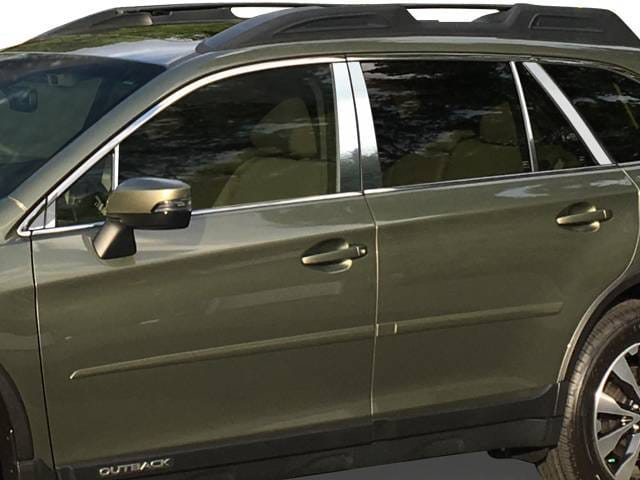 SUBARU OUTBACK 4dr QAA Stainless 14pcs Pillar Trim PP16483