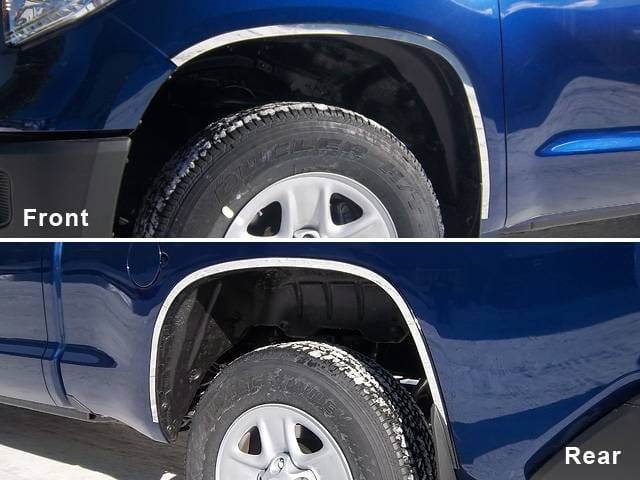 TOYOTA TUNDRA 2/4dr QAA Stainless 4pcs Wheel Well Accent WQ14145