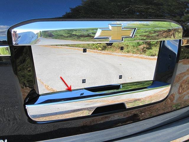 GMC YUKON 4dr QAA Chrome ABS plastic 1pcs Tailgate Handle Cover DH55196