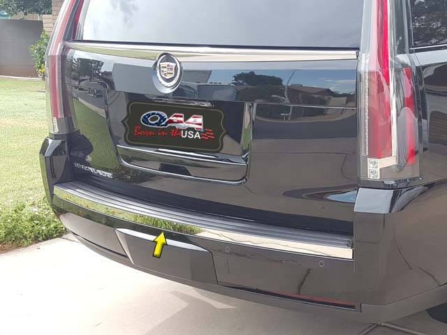CADILLAC ESCALADE 4dr QAA Stainless 1pcs Rear Bumper Trim BI55255