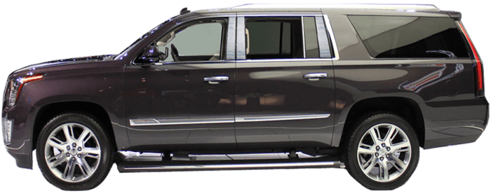 CADILLAC ESCALADE 4dr QAA Stainless 1pcs Rear Bumper Trim BI55255 thumbnail 2