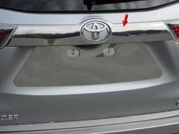 TOYOTA HIGHLANDER 4dr QAA Stainless 1pcs License Plate Bar Accent LB14110