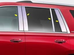 GMC YUKON 4dr QAA Stainless 8pcs Pillar Trim PP55197