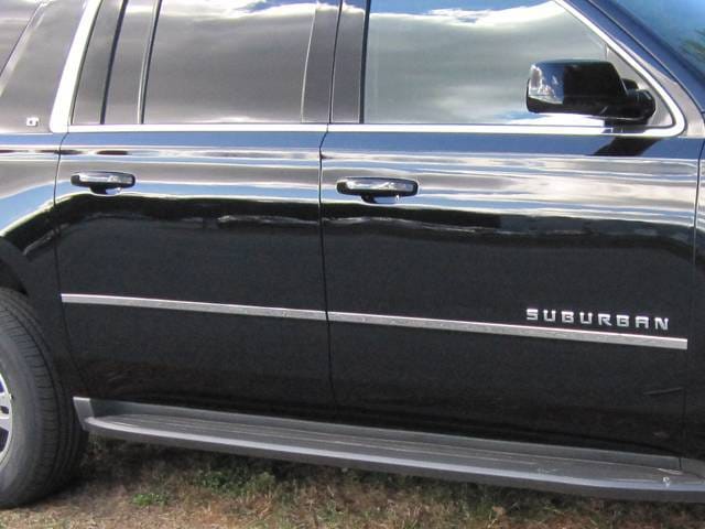 CHEVROLET SUBURBAN 4dr QAA Stainless 4pcs Molding Insert MI55198
