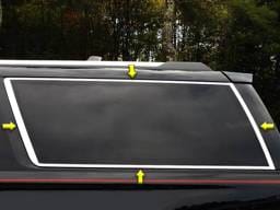 GMC YUKON 4dr QAA Stainless 8pcs Window Accent Package WP55198
