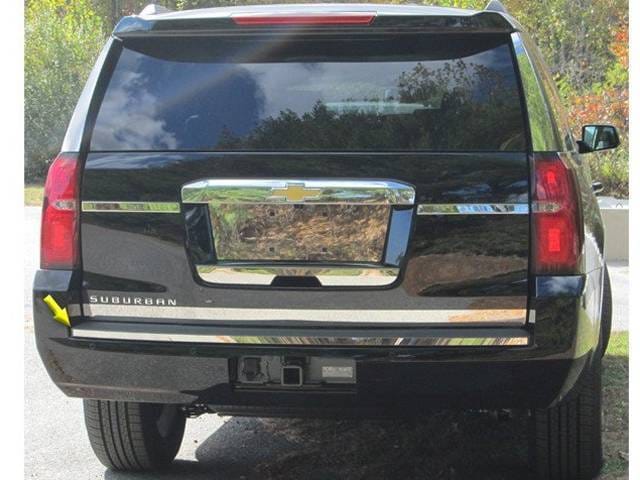 GMC YUKON 4dr QAA Stainless 1pcs Rear Bumper Trim BI55195 thumbnail 5
