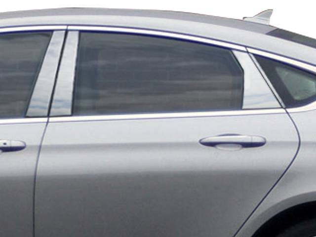 CHRYSLER 200 4dr QAA Stainless 8pcs Pillar Trim PP55782
