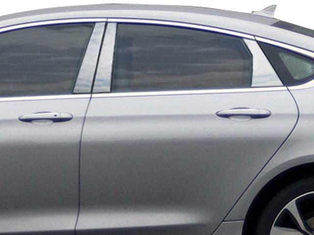 CHRYSLER 200 4dr QAA Stainless 6pcs Pillar Trim PP55781