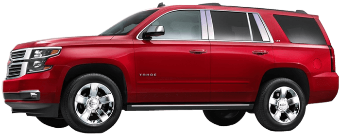 GMC YUKON 4dr QAA Chrome ABS plastic 2pcs Mirror Cover MC55195 thumbnail 4