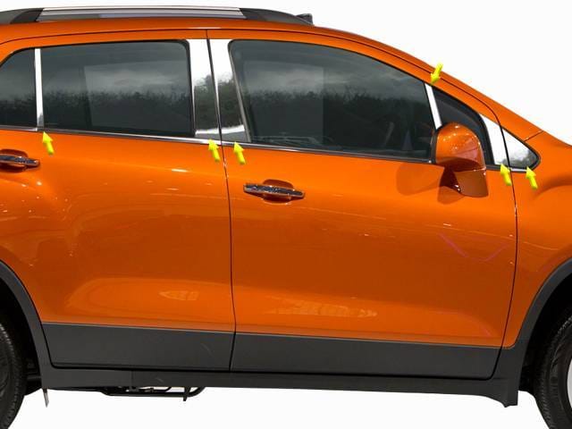 CHEVROLET TRAX 4dr QAA Stainless 12pcs Pillar Trim PP55157