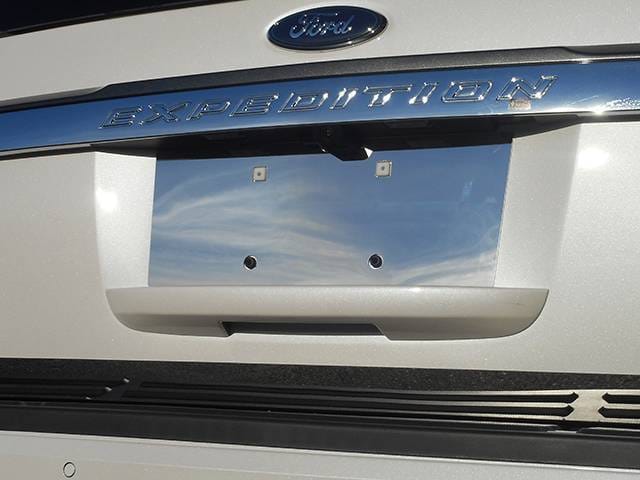 FORD EXPEDITION 4dr QAA Stainless 1pcs License Plate Bezel LP55383