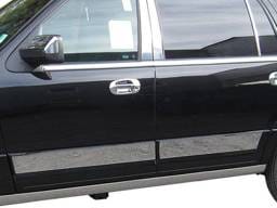 FORD EXPEDITION 4dr QAA Stainless 4pcs Rocker Panel Trim TH55384