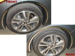 Fits Hyundai ELANTRA 4dr QAA Stainless 8pcs Wheel Well Accent WQ17340