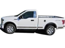 FORD F-150 2dr QAA Stainless 10pcs Rocker Panel Trim TH55309