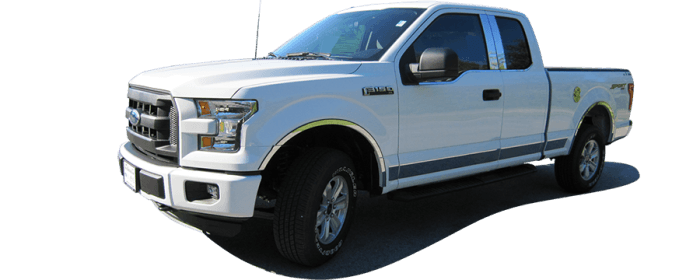 F-150 Super Cab, 5.5 bed QAA Stainless 12pcs Rocker Panel Trim TH55300 thumbnail 2