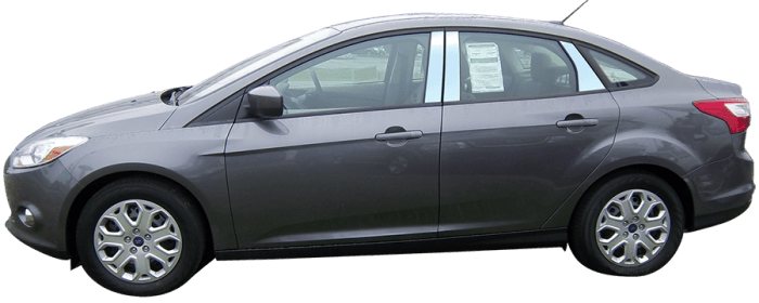 FORD FOCUS 4dr QAA Chrome ABS plastic 8pcs Door Handle Cover DH52345 thumbnail 2
