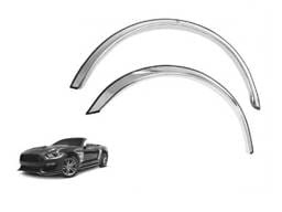 FORD MUSTANG 2dr QAA Molded Stainless 4pcs Wheel Well Fender Trim WZ55351