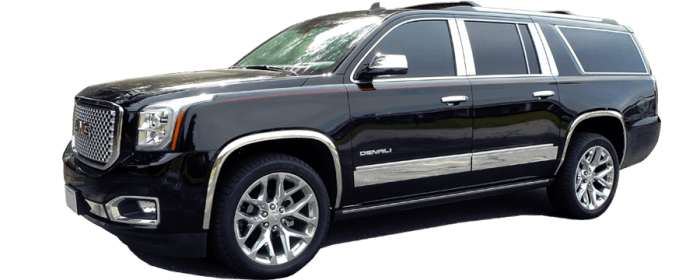 GMC YUKON 4dr QAA Chrome ABS plastic 8pcs Door Handle Cover DH54196 thumbnail 12