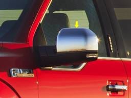 FORD F-150 2/4dr QAA Chrome ABS plastic 2pcs Mirror Cover MC55307