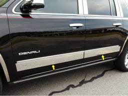 GMC YUKON 4dr QAA Stainless 4pcs Rocker Panel Trim TH55297