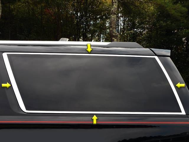GMC YUKON 4dr QAA Stainless 8pcs Window Accent Package WP55198 thumbnail 3