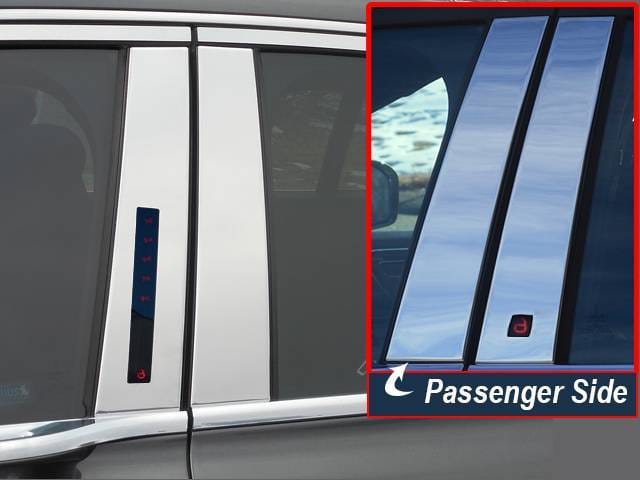 LINCOLN CONTINENTAL 4dr QAA Stainless 4pcs Pillar Trim PP57680