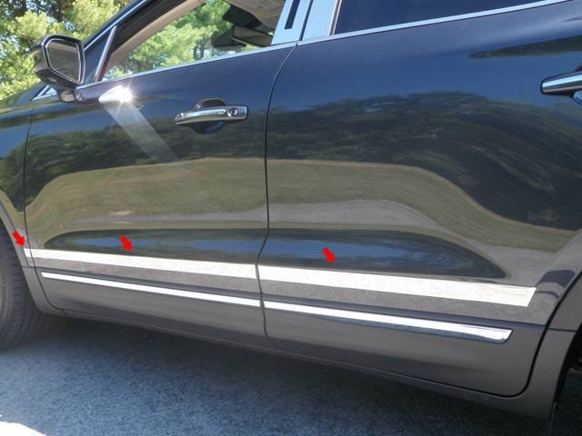 LINCOLN MKC 4dr QAA Stainless 6pcs Molding Insert MI55640