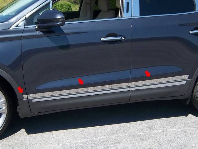 LINCOLN MKC 4dr QAA Stainless 6pcs Side Accent Trim AT55640