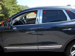 LINCOLN MKC 4dr QAA Stainless 10pcs Pillar Trim PP55642