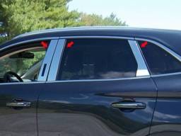 LINCOLN MKC 4dr QAA Stainless 6pcs Pillar Trim PP55641