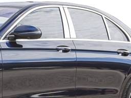 MERCEDES E CLASS 4dr QAA Stainless 6pcs Pillar Trim PP17061