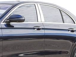 MERCEDES E CLASS 4dr QAA Stainless 4pcs Pillar Trim PP17060