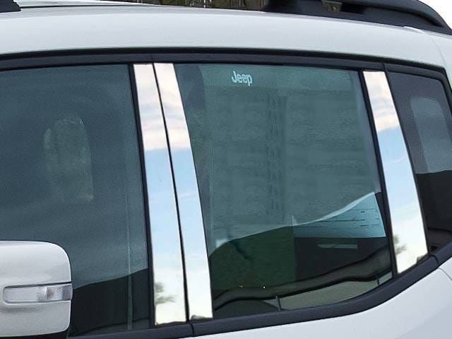 JEEP RENEGADE 4dr QAA Stainless 6pcs Pillar Trim PP55071