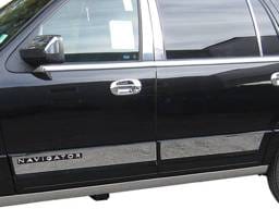 LINCOLN NAVIGATOR L Model QAA Stainless 4pcs Rocker Panel Trim TH55659