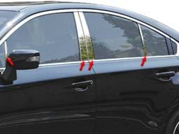 SUBARU LEGACY 4dr QAA Stainless 8pcs Pillar Trim PP15447