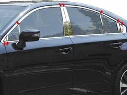SUBARU LEGACY 4dr QAA Stainless 16pcs Pillar Trim PP15444