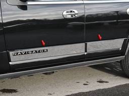 LINCOLN NAVIGATOR 4dr QAA Stainless 4pcs Rocker Panel Trim TH55655