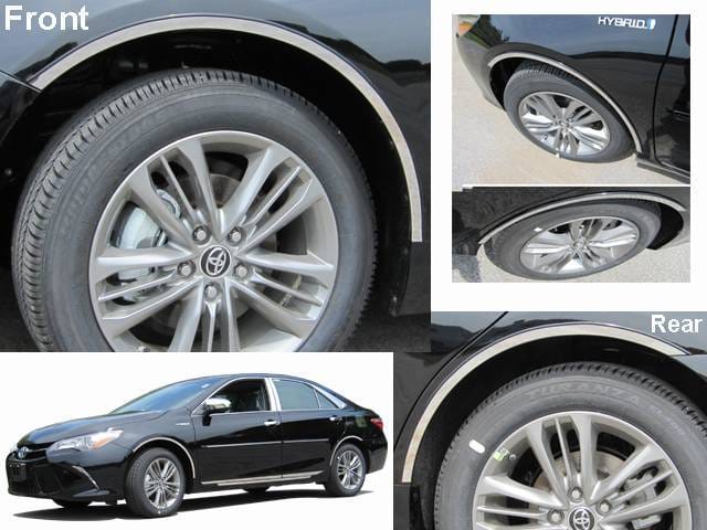 TOYOTA CAMRY 4dr QAA Stainless 4pcs Wheel Well Accent WQ15130