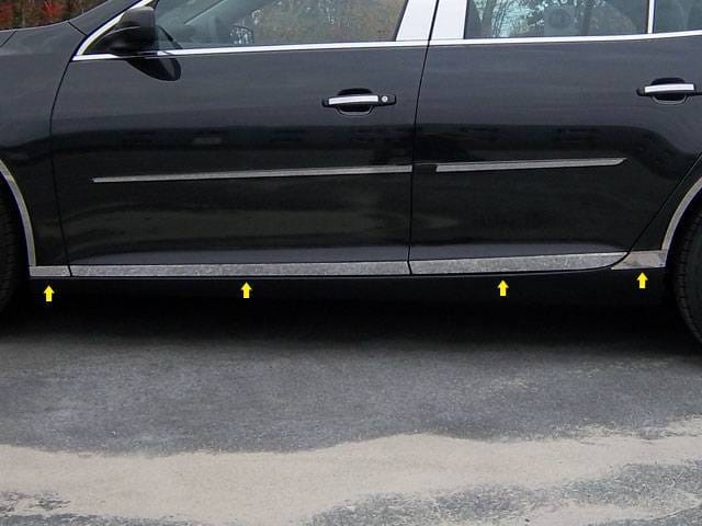 CHEVROLET MALIBU LIMITED 4dr QAA Stainless 8pcs Rocker Panel Trim TH53105