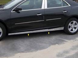 CHEVROLET MALIBU LIMITED 4dr QAA Stainless 4pcs Rocker Panel Trim TH53106