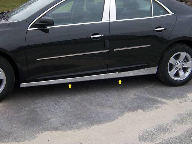 CHEVROLET MALIBU LIMITED 4dr QAA Stainless 4pcs Rocker Panel Trim TH53106