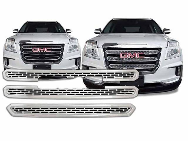 GMC TERRAIN 4dr QAA Chrome ABS plastic 3pcs Grille Overlay SGC56275
